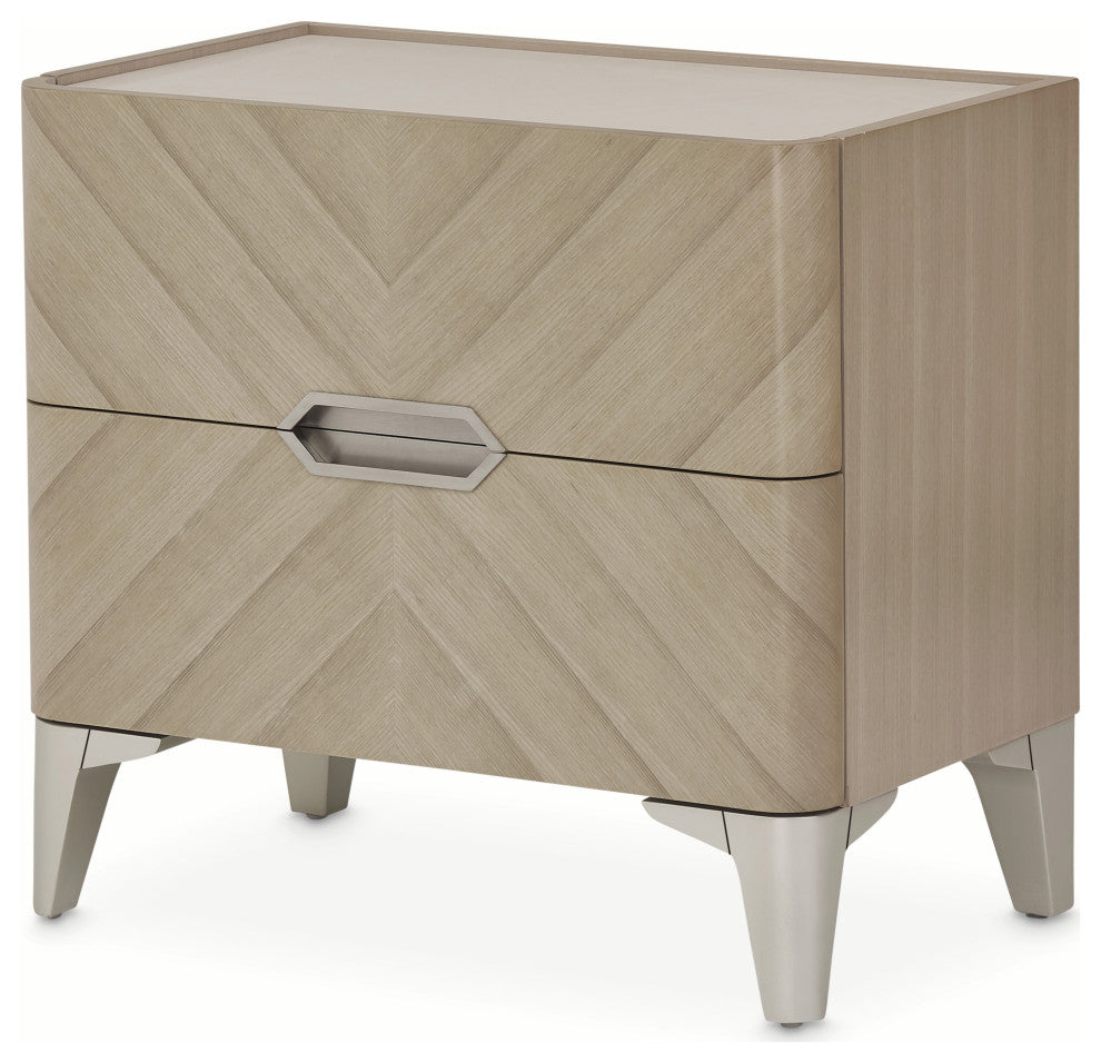 AICO Furniture Penthouse 7 Piece King Bedroom Set