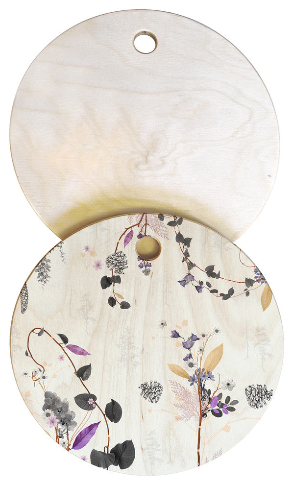 Iveta Abolina Woodland Dream Cutting Board Round