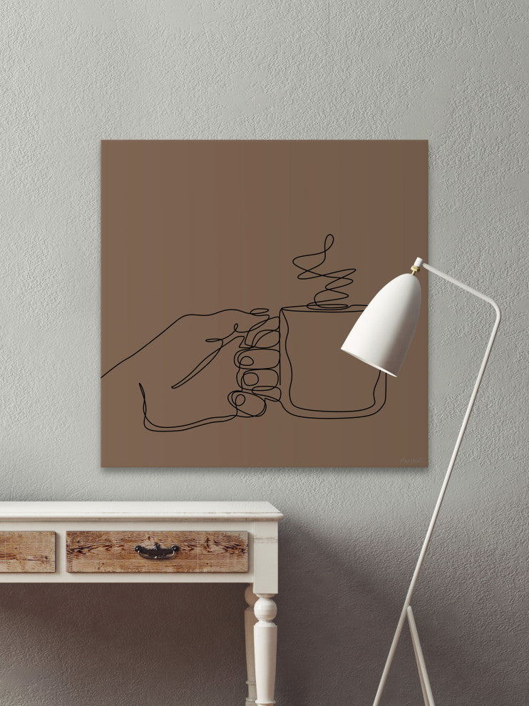 "Take a Break" Painting Print on Wrapped Canvas, 32x32