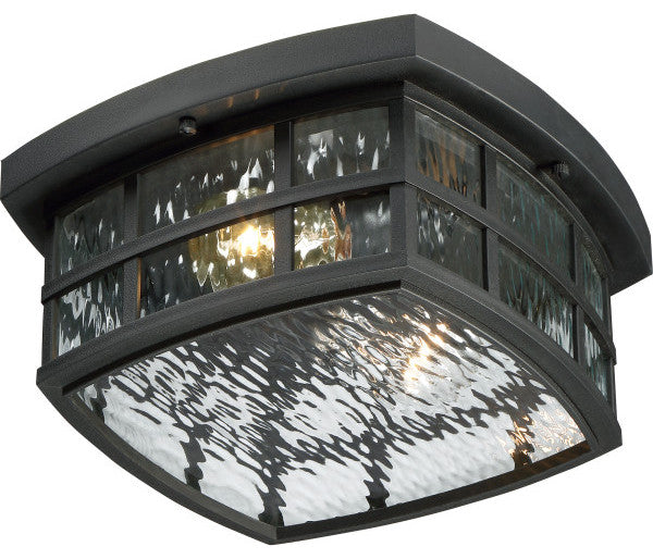 Stonington 2-Light Outdoor Lantern, Mystic Black