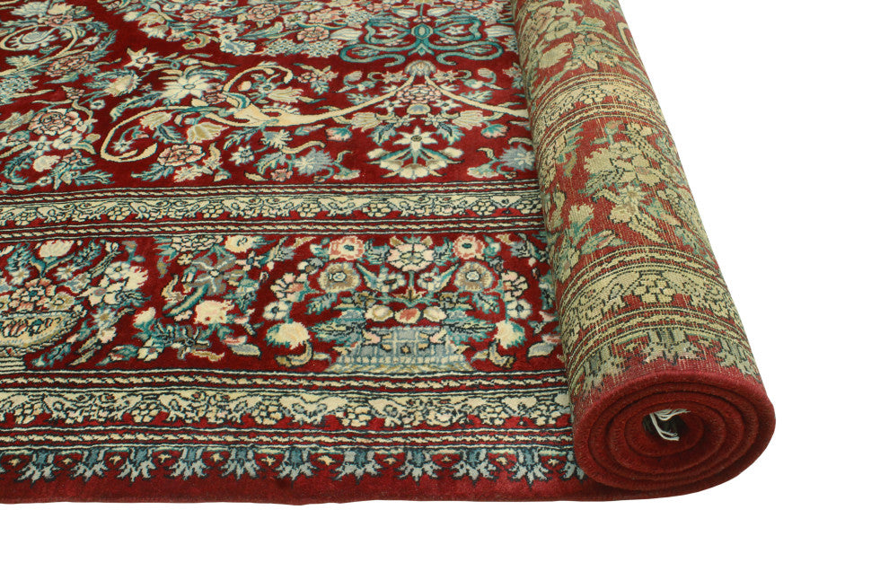 Pak-Persian Corliss Red/Light Gold Rug, 8'0x9'7