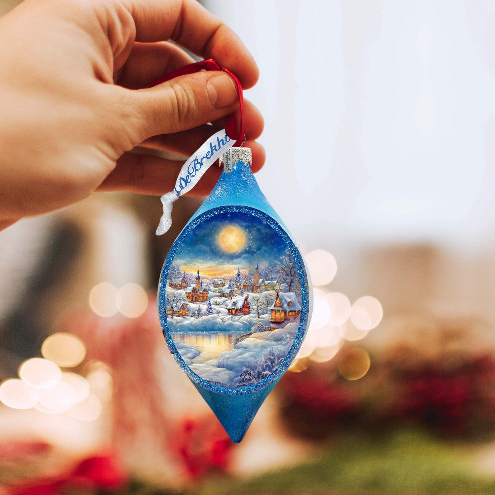 Magic Christmas Night Drop Glass Ornament Christmas Decor