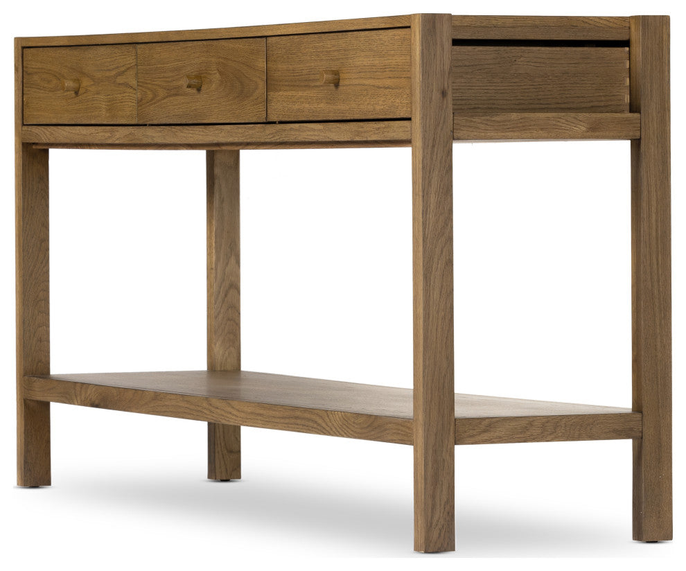 Meadow Console Table-Tawny Oak