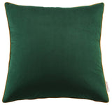 Accentuate 20" Performance Velvet Throw Pillow, Green Cognac