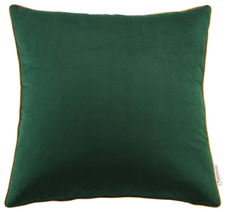 Accentuate 20" Performance Velvet Throw Pillow, Green Cognac