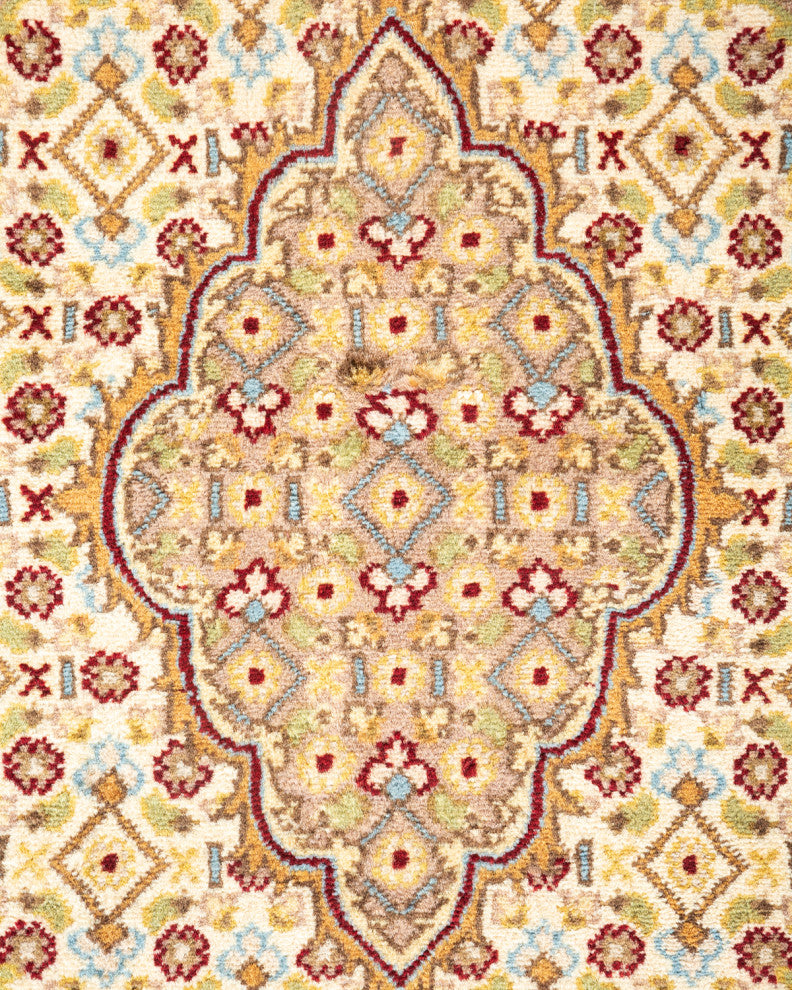 Mogul, One-of-a-Kind Hand-Knotted Area Rug Red, 4'8"x7'5"