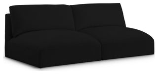 Ease Fabric Upholstered Modular Sofa, Black