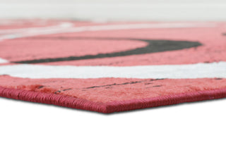 Modern Accent Rug, Scarlet Red, 9'8"x7'5"