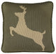 Knitted Deer Pillow
