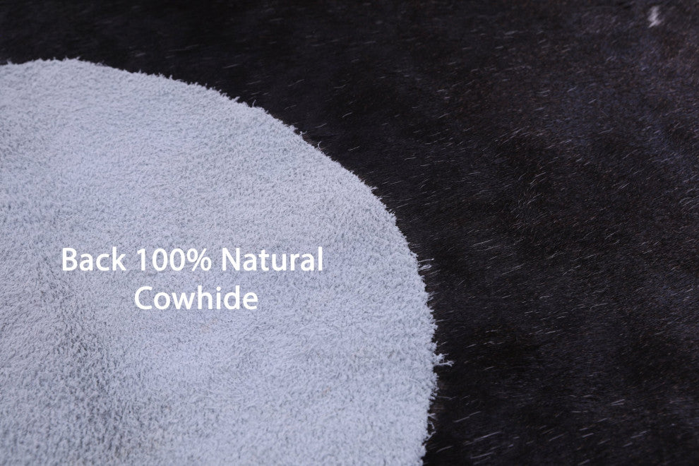 Natural Cowhide Rug 7' 5" X 6' 3" C2375