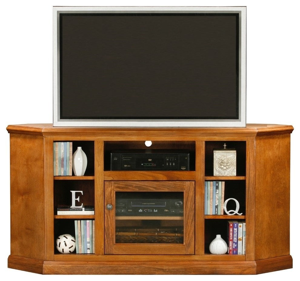 Eagle Furniture 63" Coastal Corner Entertainment Console , Midnight Blue
