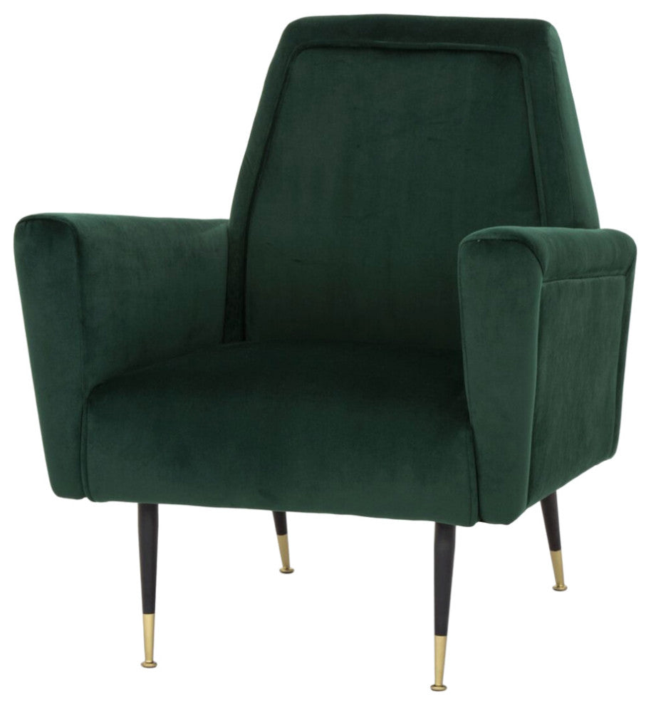 Victor Emerald Green Fabric Occasional Chair
