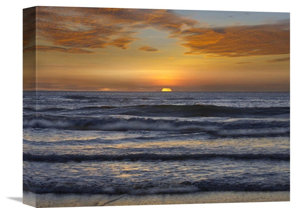 "Sunset, Playa Langosta, Guanacaste, Costa Rica" Artwork, 16" x 12"