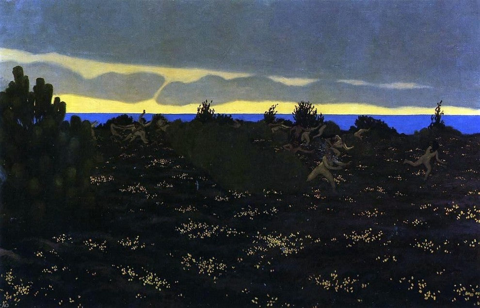 Felix Vallotton Twilight, Gallery Wrapped Canvas Print, 18"x27"