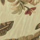 8' Ivory Hand Tufted Bordered Tropical Plants Round Indoor Area Rug
