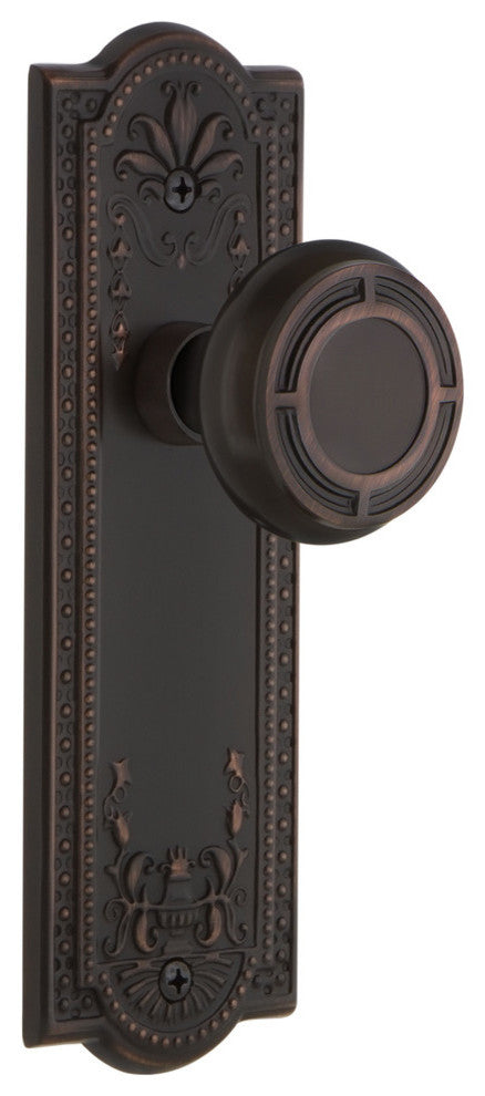 Meadows Plate Passage Mission Knob, Timeless Bronze