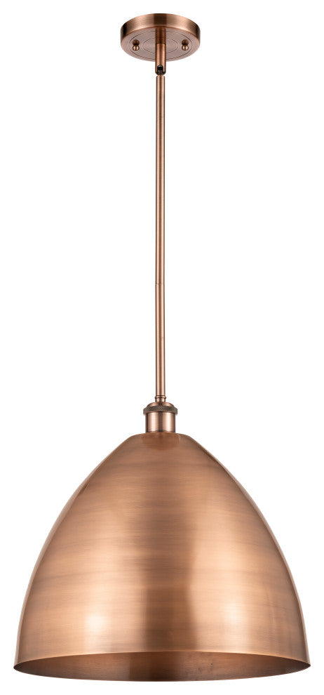 Innovations Lighting 516-1S-AC-MBD-16-AC-LED Ballston Dome 1 Light 16" Pendant