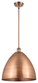 Innovations Lighting 516-1S-AC-MBD-16-AC-LED Ballston Dome 1 Light 16" Pendant