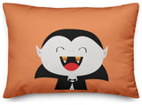 Vampire Candy Corn Fangs 14x20 Throw Pillow
