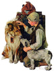 "Raleigh Rockwell" Painting Print on Canvas by Norman Rockwell