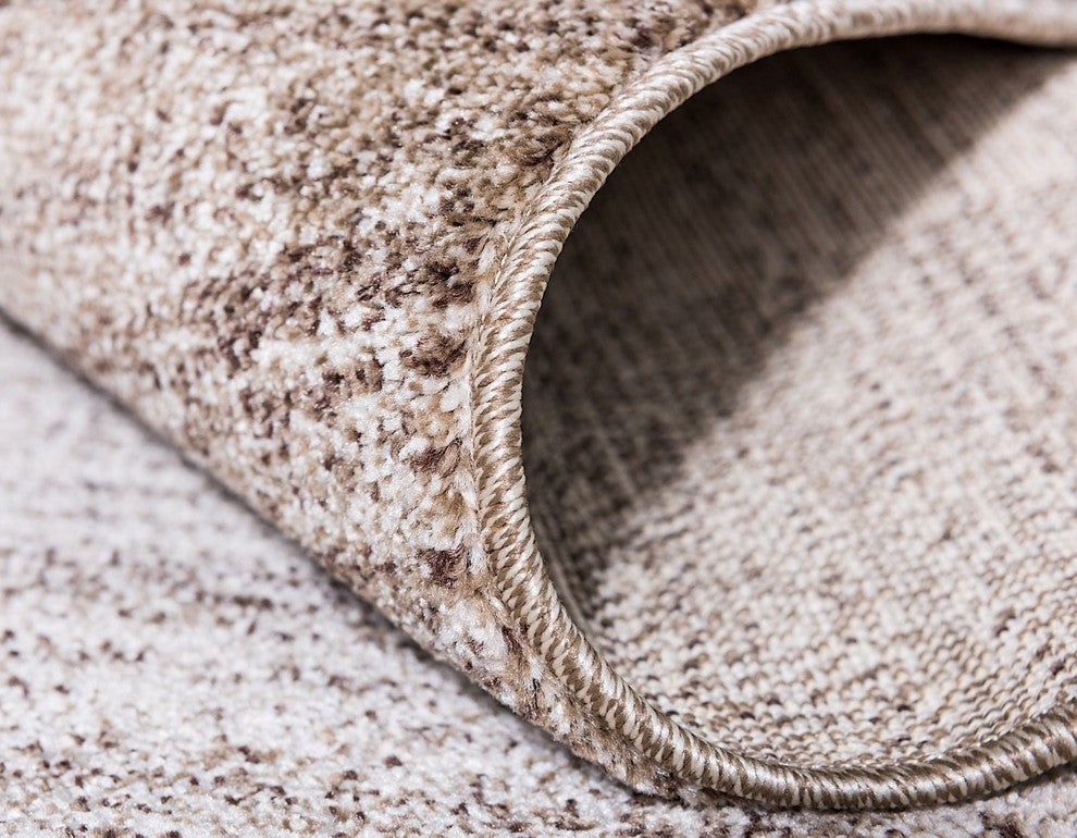 Contemporary Desdemona 10'x13' Rectangle Tan Area Rug