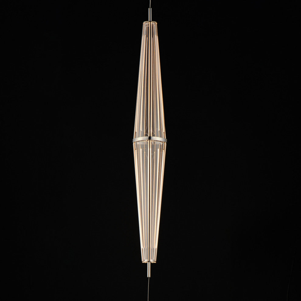 ET2 E24894-133 Quasar 36"W LED Linear Chandelier - Polished Chrome