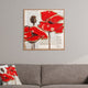 Deny Designs Irena Orlov Red Perfection Framed Wall Art