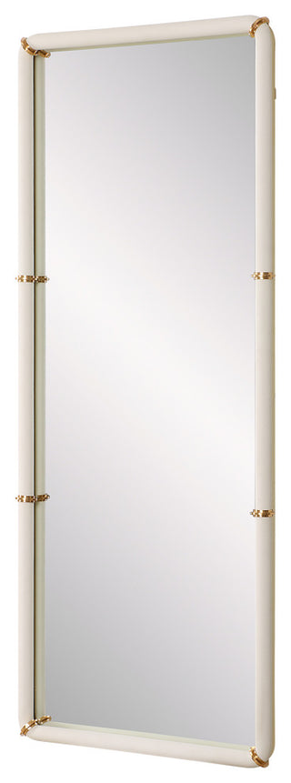 Uttermost Cyprus White Dressing Mirror
