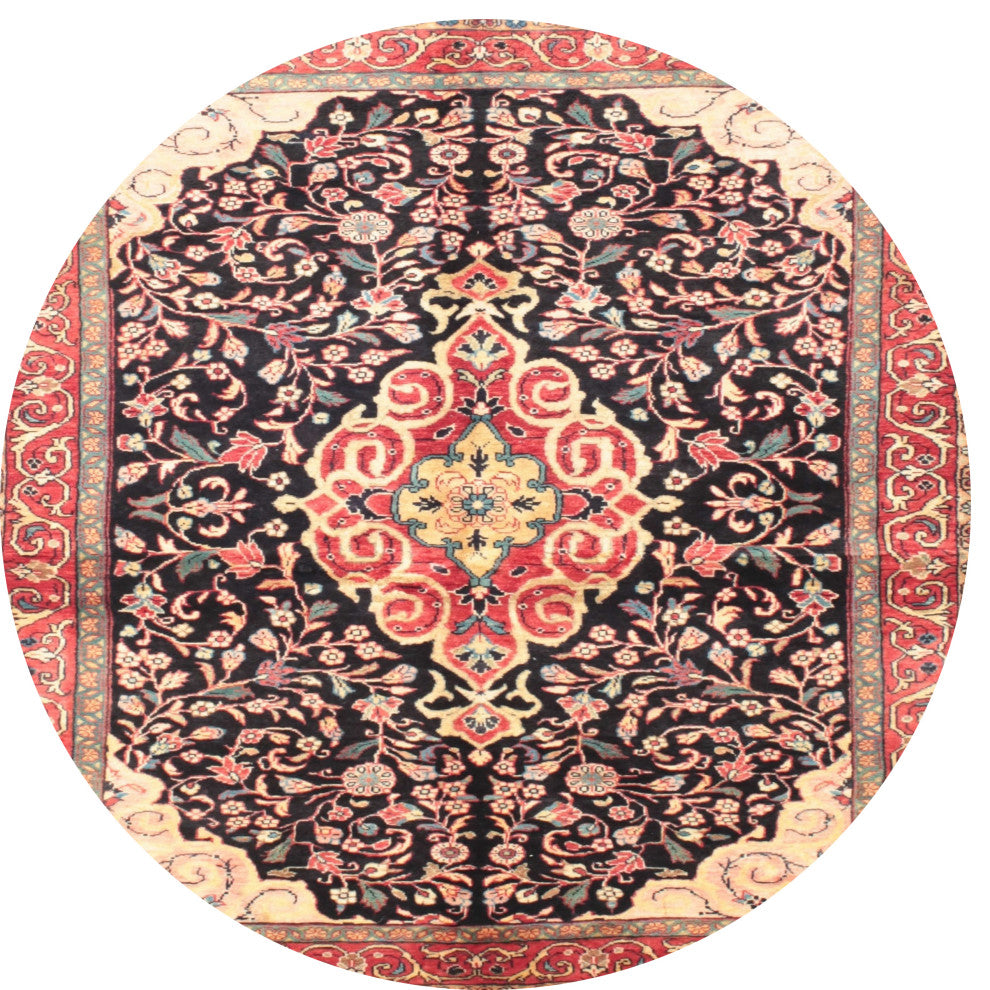 Ahgly Company Indoor Round Traditional Area Rugs, 3' Round