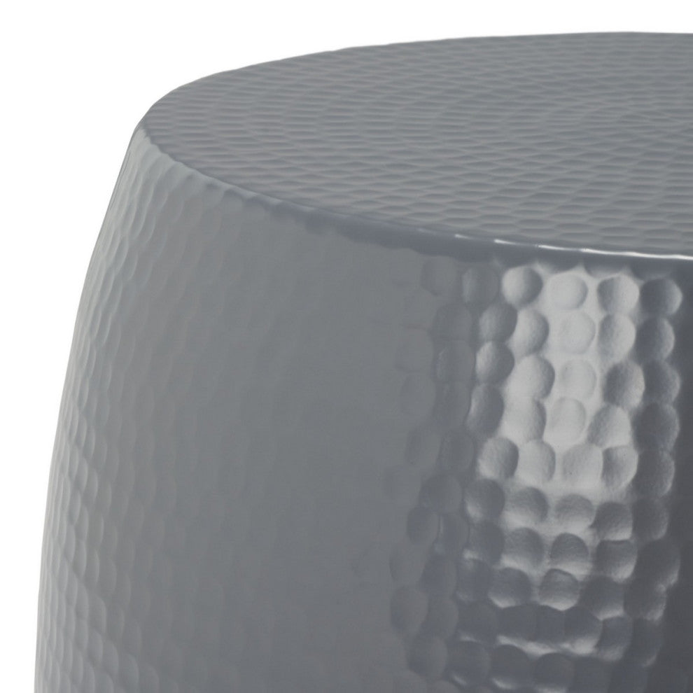 Safavieh Odin Round Stool, Dark Grey