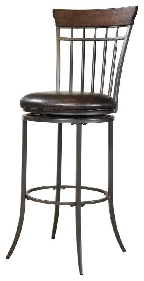 Cameron Swivel Vertical Spindle Stool, Counter Height