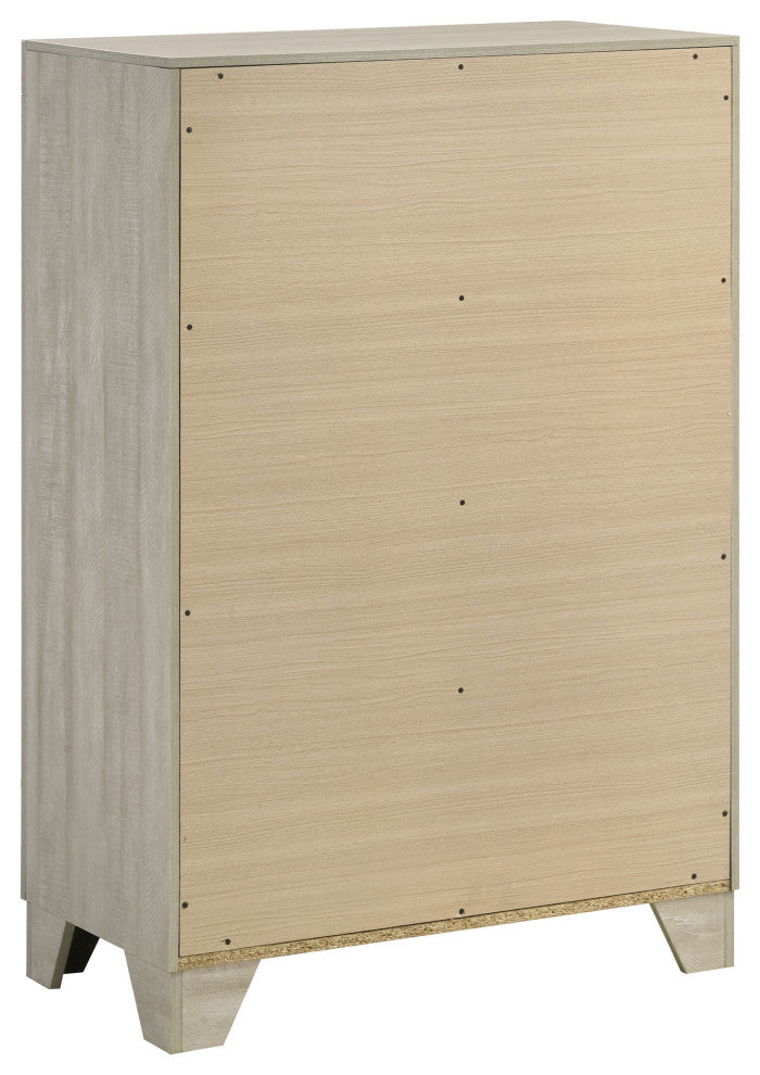 Trenton 4-drawer Bedroom Chest of Drawers Rustic Cream