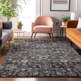 Premium Machine Washable Mayfield AMF651 Gray 3' x 5' Rug