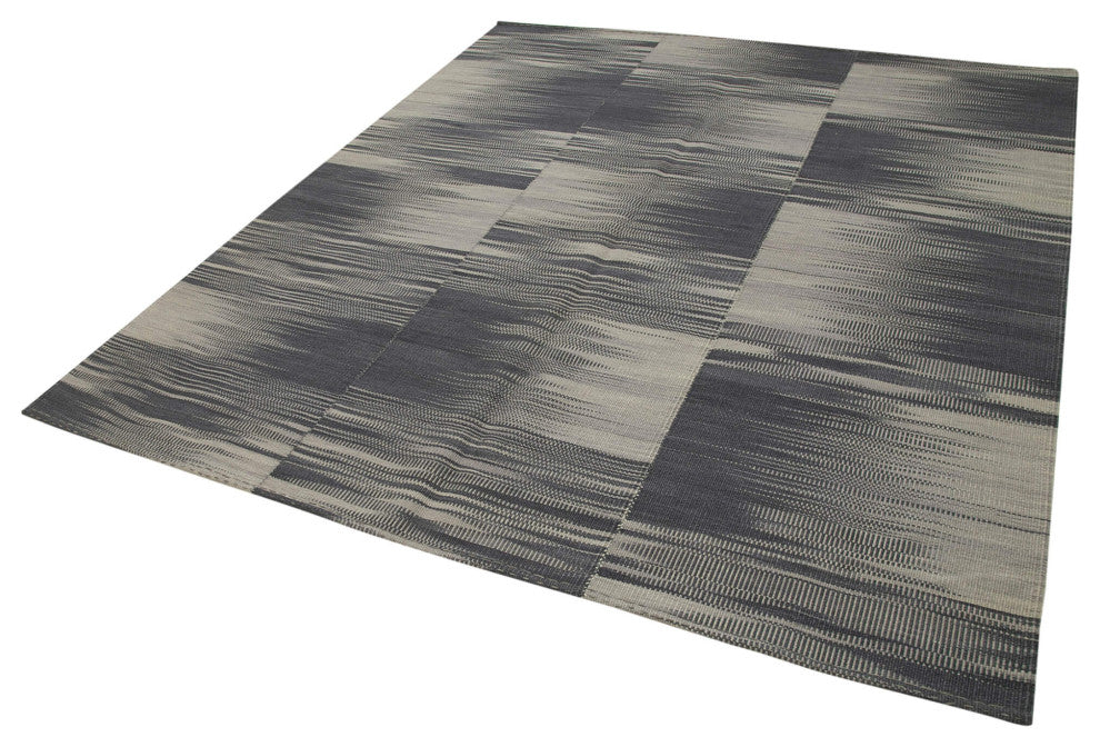 Rug N Carpet - Handmade Turkish 6' 11'' x 8' 1'' Flatweave Wool Kilim Rug