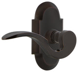 Cottage Plate With Manor Lever, Timeless Bronze, Passage, Left-Handed