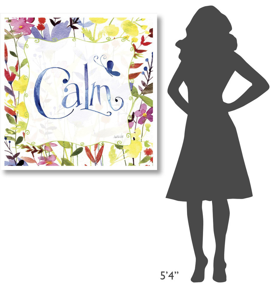 "Calm" Digital Paper Print by Anne Tavoletti, 38"x38"