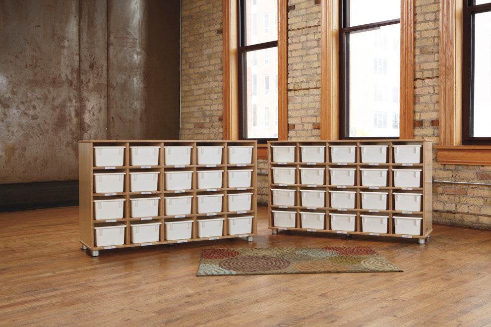 Truemodern 20-Cubbie Bins Storage, 20-Compartment
