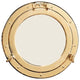 11.5" Polished Brass Porthole Mirror