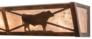 36 Wide Steer Vanity Light