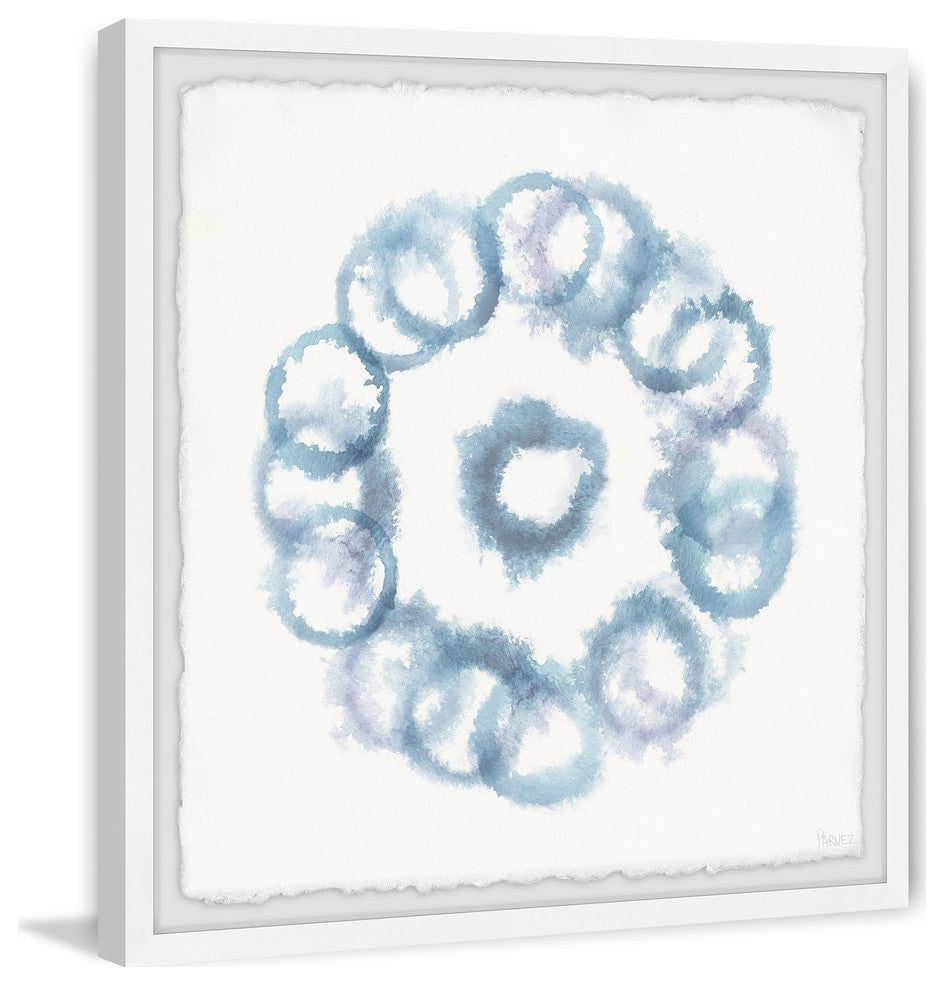 "Circle Beneath Circle" Framed Painting Print, 32"x32"