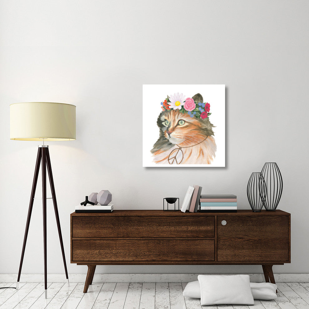 "Cattitude I" Digital Paper Print by Myles Sullivan, 32"x32"
