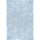 nuLOOM Loni Solid Machine Washable Shag Area Rug, Light Blue, 6'square