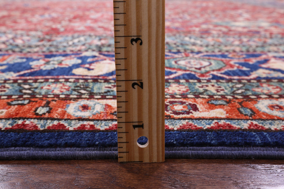 8' 3" X 8' 7" Square Persian Fine Serapi Hand Knotted Rug - Q12444