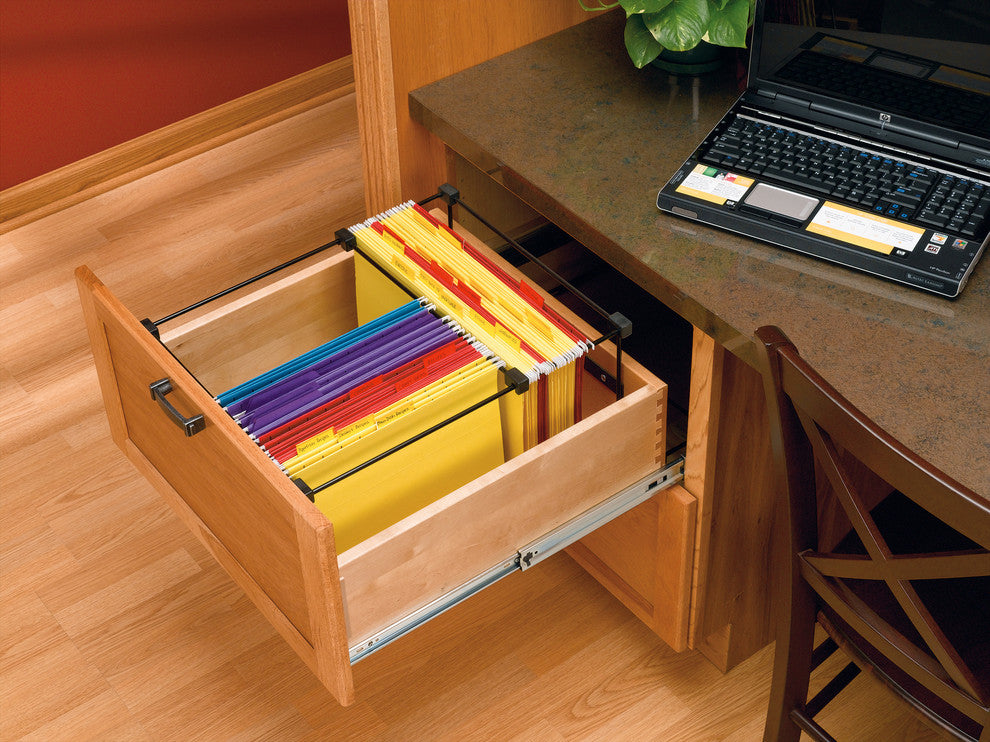13" File Drawer System Black Rev-A-Shelf RAS-SMFD-52
