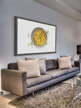 "French Fries" Framed Painting Print, 18"x12"