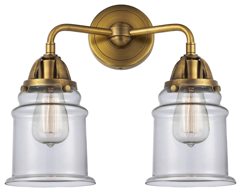 Innovations Lighting 288-2W-BB-G182-LED Canton 2 Light 14" Bath Vanity Light