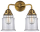 Innovations Lighting 288-2W-BB-G182-LED Canton 2 Light 14" Bath Vanity Light