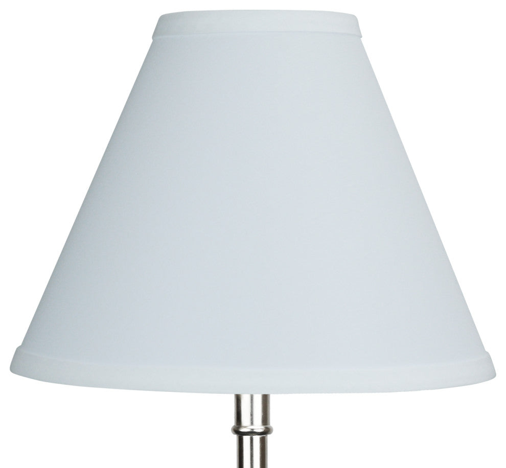 Fenchel Shades 4"x10"x8" Brass Spider Attachment Empire Lamp Shade, Linen White