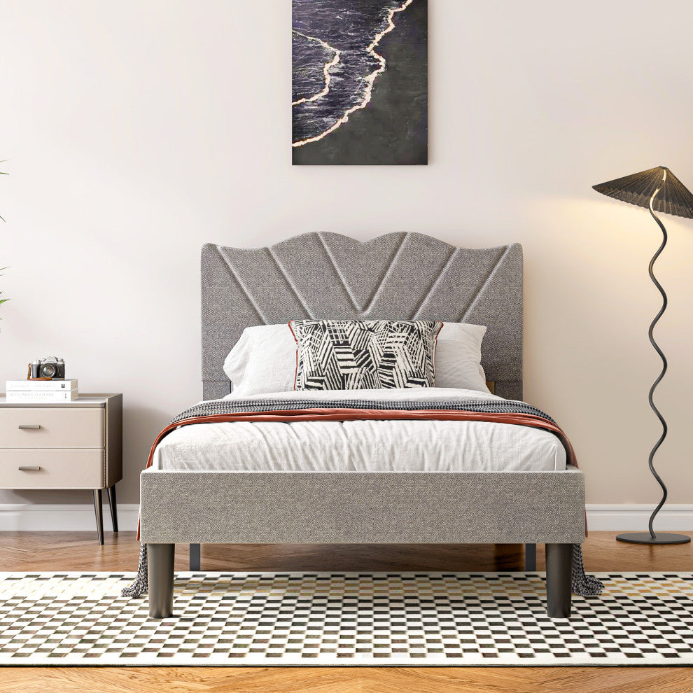 Gewnee Upholstered Platform Bed