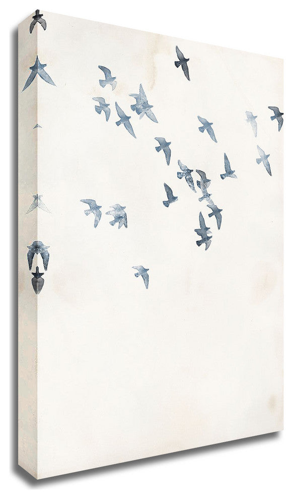 Pigeons Sky by Design Fabrikken, Print on Canvas, 20"x28"